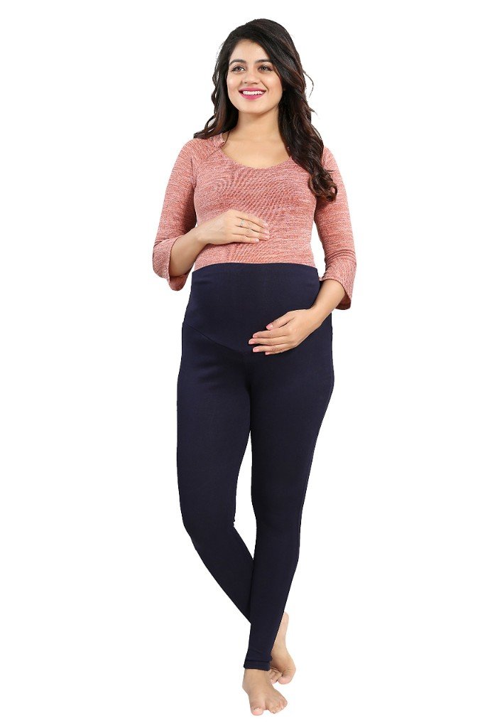 Maternity/Pregnancy Navy Blue Legging